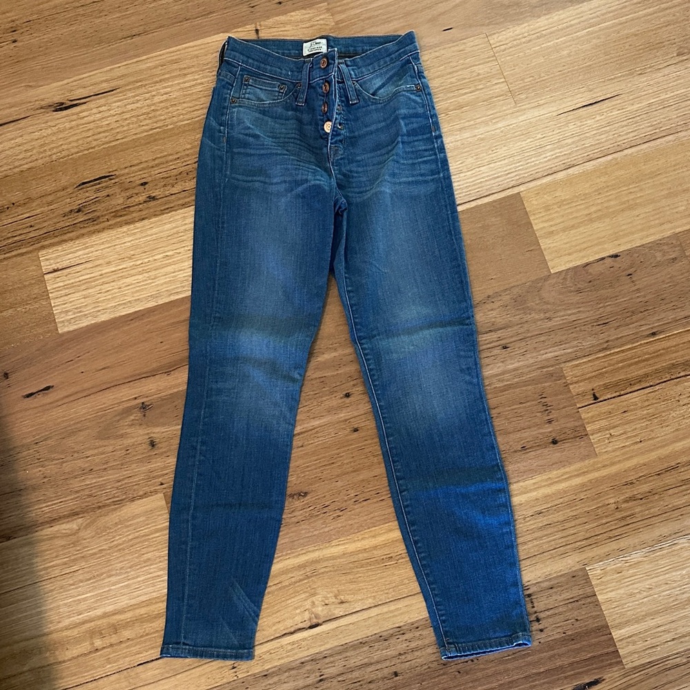 J. Crew Women's Dark Blue Skinny Jeans